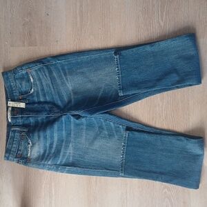 NEW Madewell Jeans Denim Distressed High Rise Slim Size 24